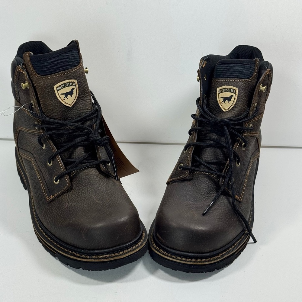 Irish Setter 83663 Men’s 13D Work Boots Waterproof Soft Toe EH Slip‑Resistant